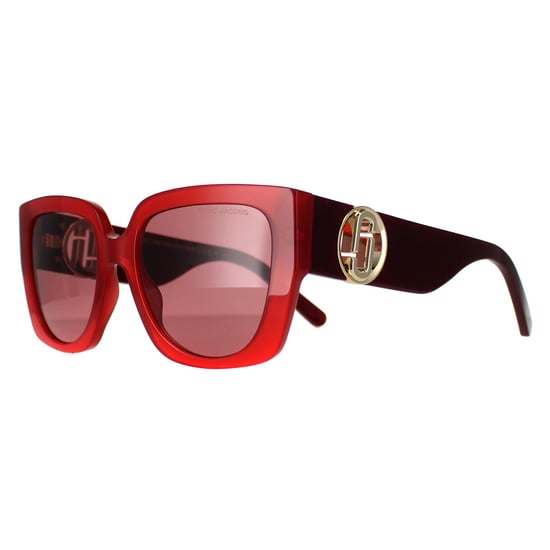 Marc Jacobs Rectangle Womens Red Burgundy MARC 687/S