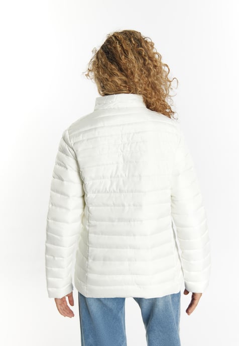 Mymo Leicht wattierte Jacke Damen Wollweiß - Image 4