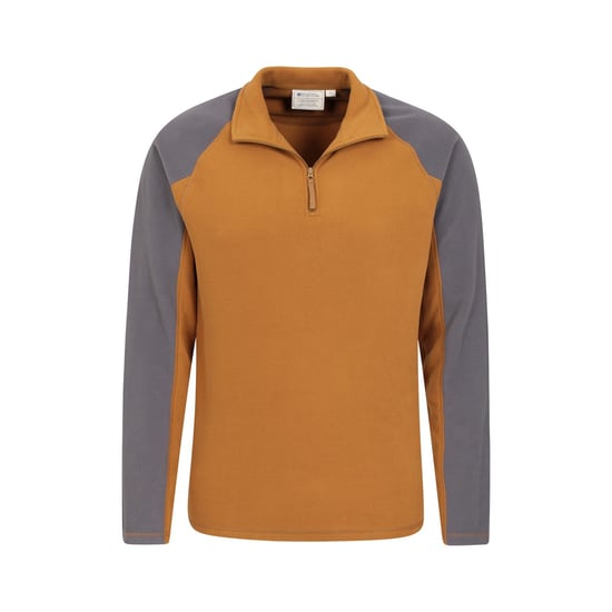 Mountain Warehouse - "Ashbourne II" Fleece-Oberteil mit halbem Reißverschluss für Herren (Senf) - Image 2