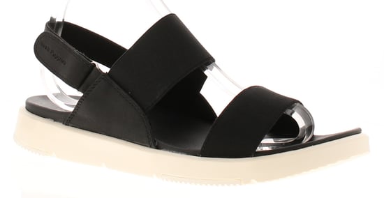 Hush Puppies Damen Sandalen Flach Selena Klettverschluss schwarz - Image 1