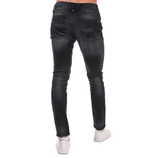 Jean Maylead Slim Fit Duck and Cover Pour Homme en Noir - Image 2