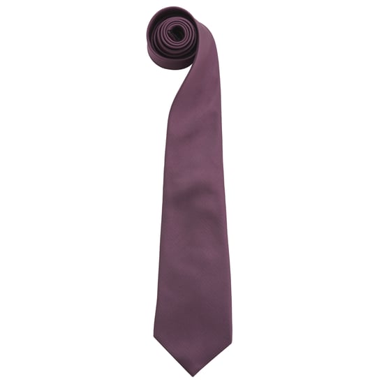 Premier Herren Krawatte Colours, unifarben (Violett) - Image 1