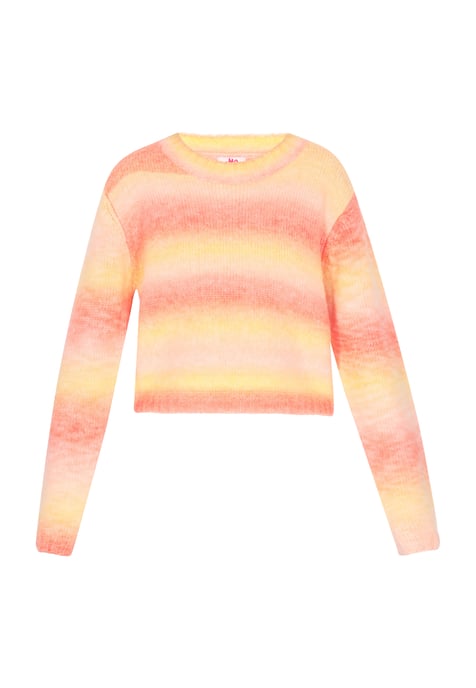 Mymo Pullover Damen Orange Mehrfarbig - Image 1