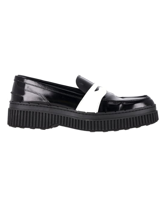 Tod's Plattform-Pennyloafer aus schwarzem Leder - Image 1