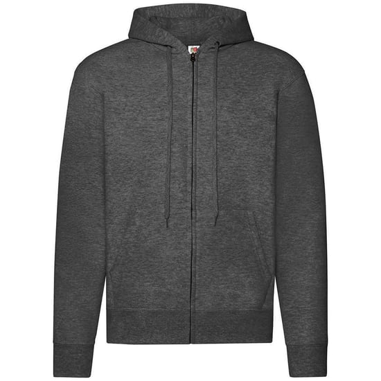 Fruit of the Loom - Sweatshirt, mit Kapuze für Herren (Grau meliert) - Image 1