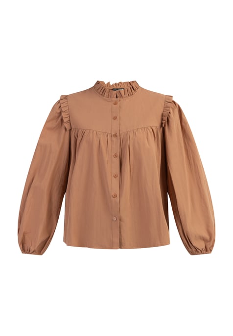 Dreimaster Bluse Damen hellrost - Image 1