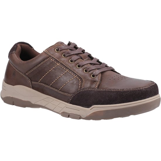 Hush Puppies Herren Finley Lederschuhe (Kaffee) - Image 1