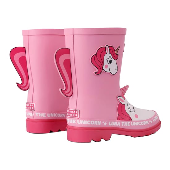 Regatta - Kinder Gummistiefel "Mudplay II", Luna Das Einhorn (Pink) - Image 2