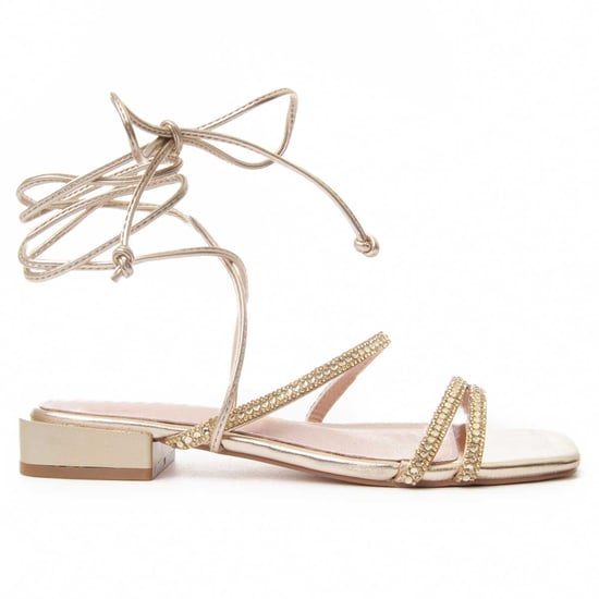 Montevita Flache Sandale Sandsum in Gold - Image 1