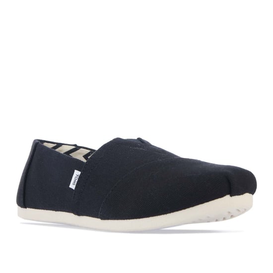 Espadrilles Alpargata coton recyclé Toms Pour Femme en Noir - Image 2