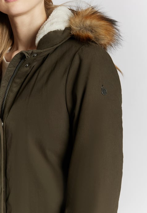 Dreimaster Winterparka Damen Dunkeloliv - Image 5
