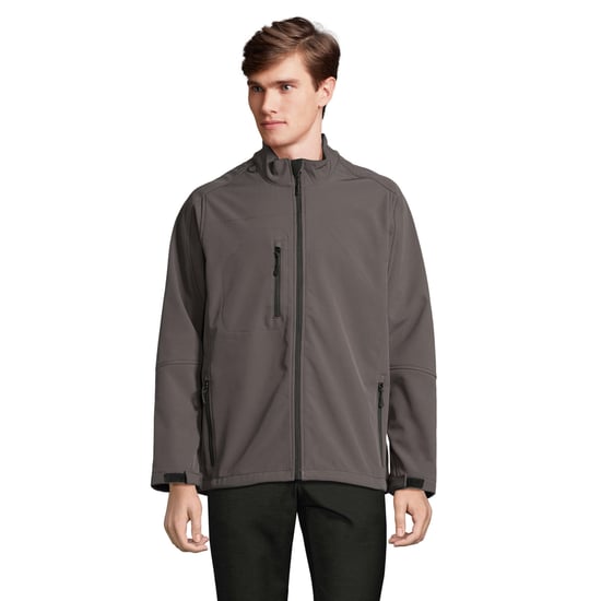 SOLS - "Relax" Softshelljacke für Herren (Anthrazit unifarben) - Image 1