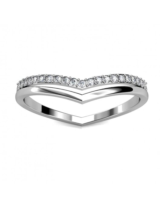 Tiryns Ring - Silber und Kristall - Image 3