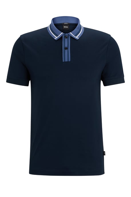 Boss Phillipson 36 Polo Shirt Dark Blue - Image 1