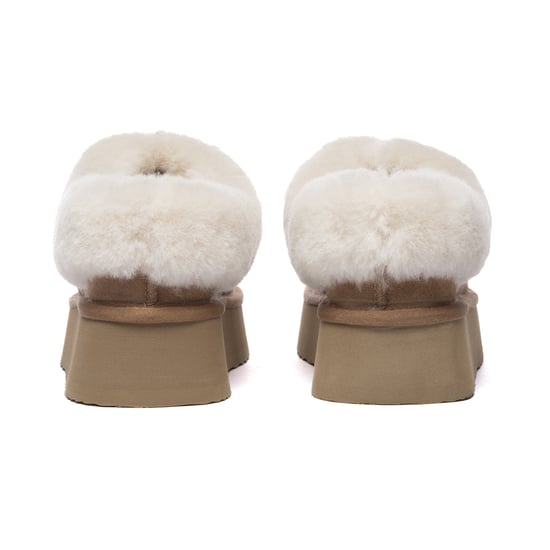 EVER AU Australia Women Topknot Leather Slippers