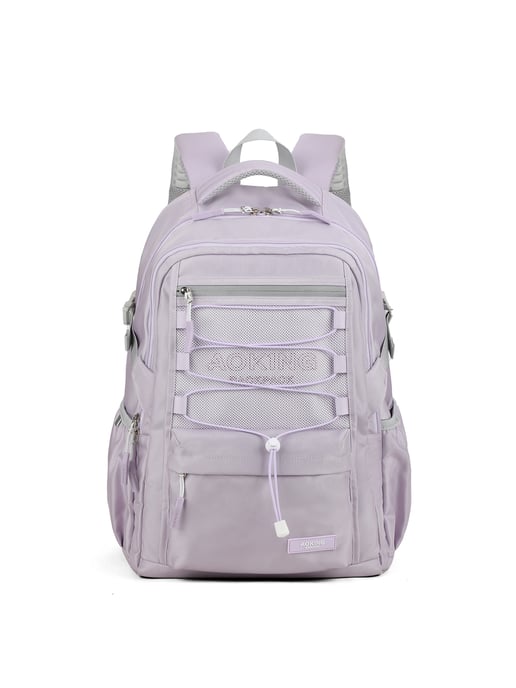 Aoking Rucksack Unisex LIGHT PURPLE - Image 1