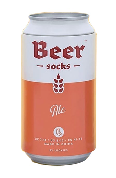 Bier-Socken in der Dose von Luckies of London - Ale - Image 2