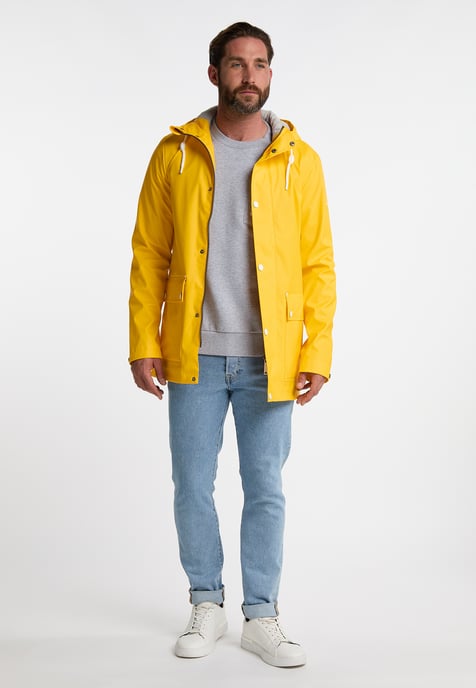 Dreimaster Regenjacke Herren Gelb - Image 4