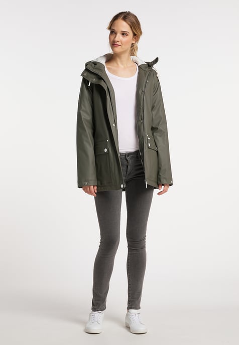 ICEBOUND Serie urban rain Regenjacke Damen Oliv - Image 4