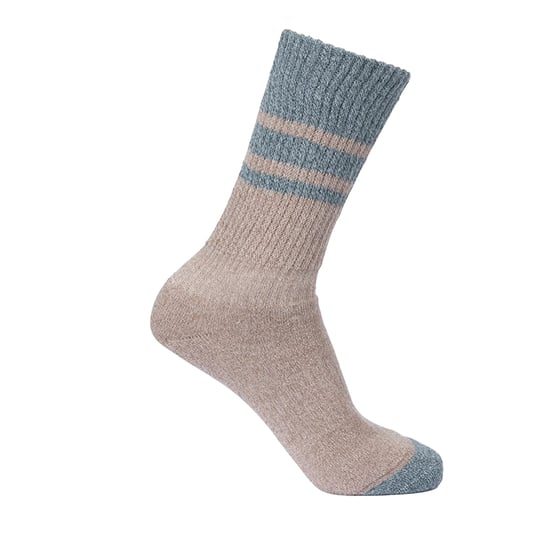 Trespass Womens/Ladies Hadley Hiking Boot Socks (2 Pairs) (Spruce Green/Dark Cherry)