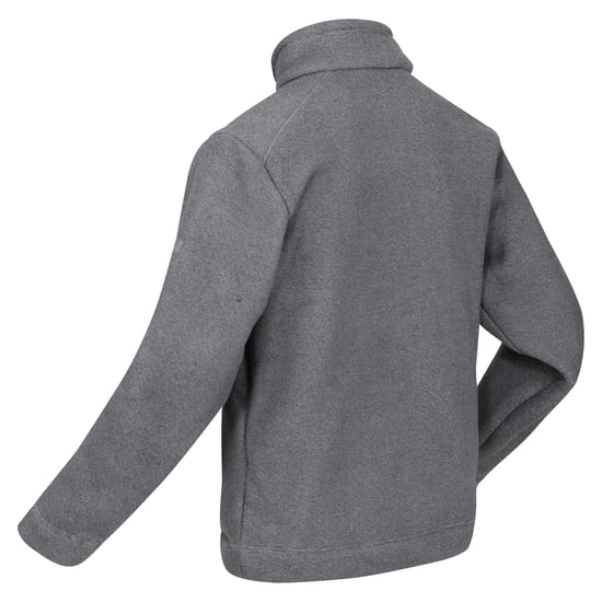 Regatta Mens Garrian II Full Zip Fleece Jacket (Storm Grey/Black)