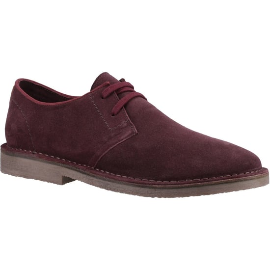 Hush Puppies Scout Wildleder Herren Schnürschuhe Bordeaux - Image 1