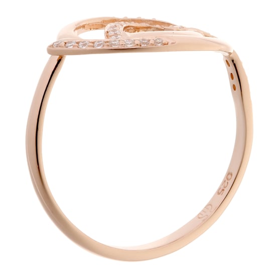 Orphelia Women's 925 Sterling Silver Ring - Rose ZR-7114/RG