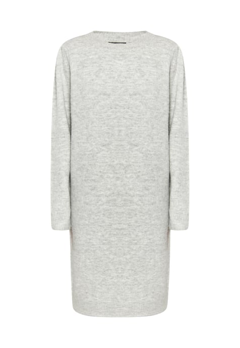 Dreimaster Strickkleid Damen hellgrau melange - Image 1