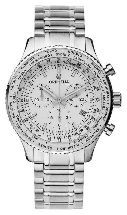 Orphelia Master Herren-Armbanduhr, silberfarben, OR82702 - Image 1