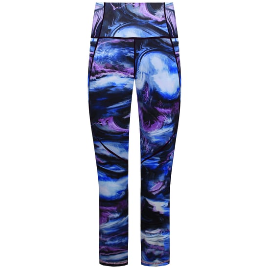 Sweaty Betty Power Pro Workout Damen-Leggings mit blauem Aufdruck - Image 1