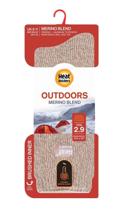 Herren-Wintersocken aus Merinowolle mit verstärkter Ferse und Spitze - Image 2