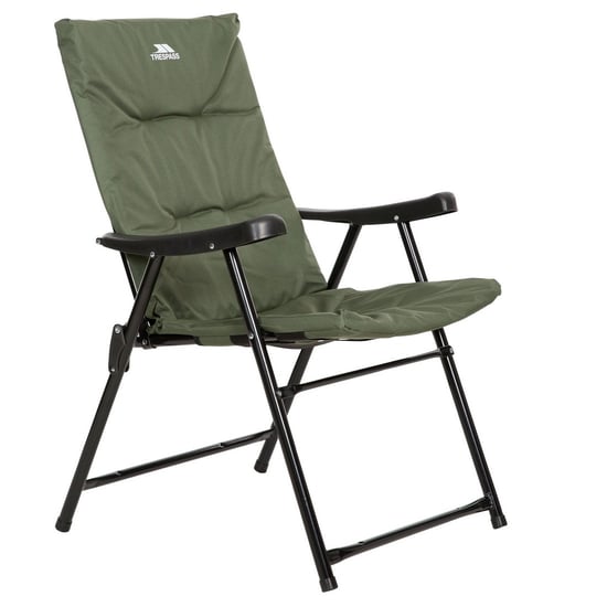 Trespass Paddy Folding Padded Deck Chair (Olive)