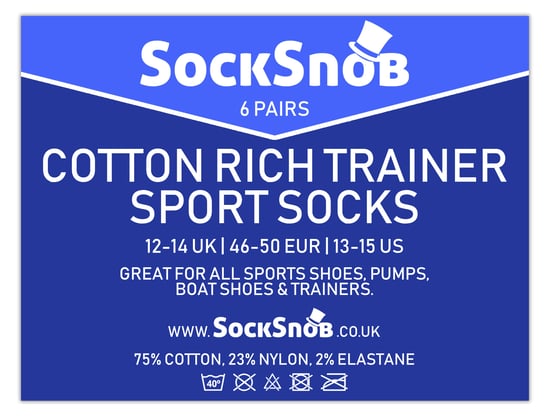 SOCK SNOB - 6er Pack Herren Baumwolle Low Cut Quarter Gym / Trainer Socken - Grau - Image 2