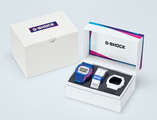Casio G-Shock Herren Blau Uhr DWE-5600PR-2ER - Image 5