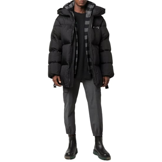 Off-White Tuc Detail Puffer Black Down Jacket