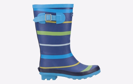 Cotswold Streifen Wellington Kinder Gummistiefel - Image 1