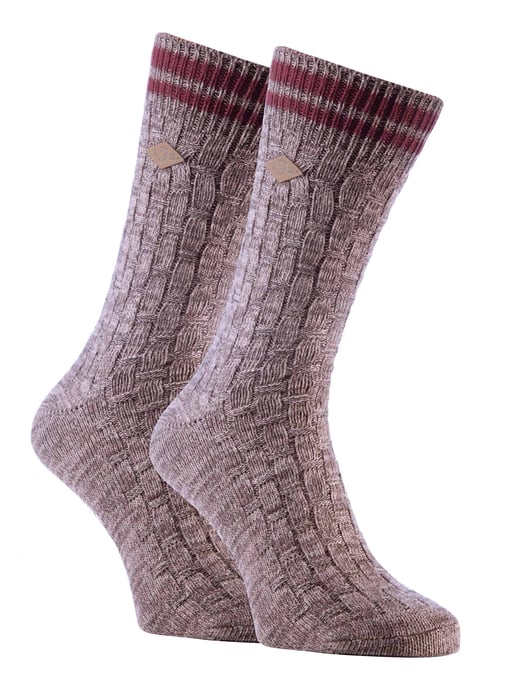 2 Pack Herren dicke Baumwolle klobig gestrickt formale Boot Socken - Image 1