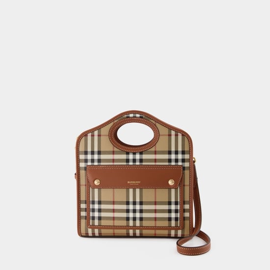 Mini Pocket - Burberry - Canvas - Braun - Image 5