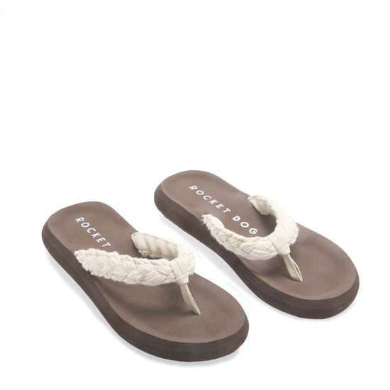 Women's Rocket Dog Sunset Cord Flip Flops in Natural
