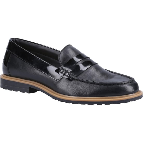 Hush Puppies Damen/Damen Verity Leder Freizeitschuhe (Schwarz) - Image 1