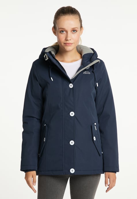ICEBOUND Serie clima Iglu Winterjacke Damen Marine - Image 2
