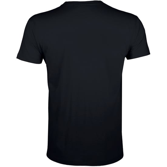 SOLS Mens Regent Slim Fit Short Sleeve T-Shirt (Tiefschwarz) - Image 2