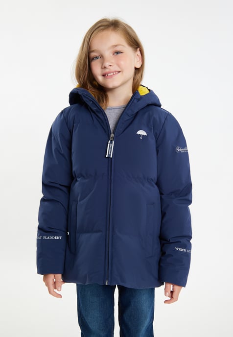 Schmuddelwedda Funktionale Winterjacke Mädels Marine - Image 3