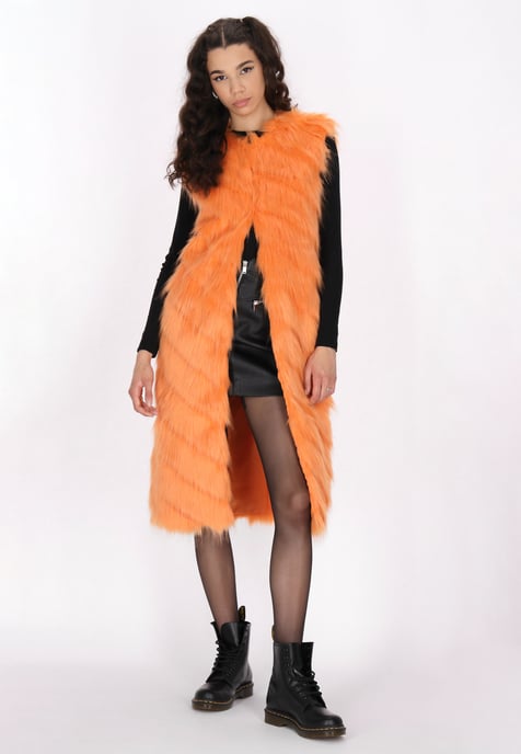Mymo Weste Damen orange - Image 3
