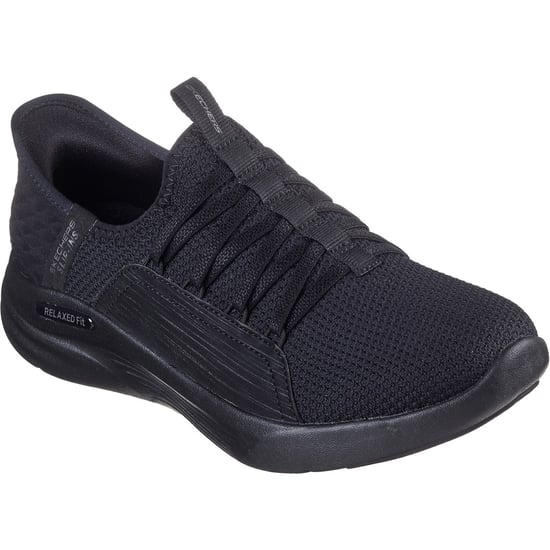 Skechers Relaxed Fit Sport Ballet Chic Textile Damen Sneaker in Schwarz - Image 1