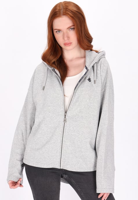 Dreimaster Sweatshirt Damen Grau Melange - Image 3