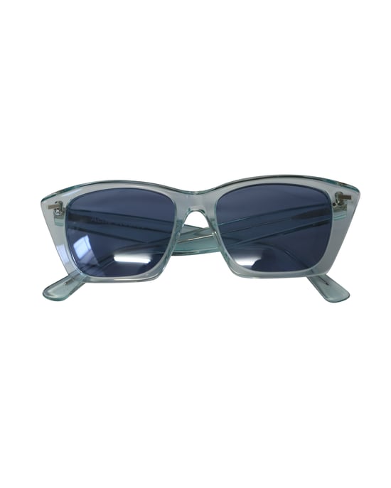 Acne Studios Ingridh Katzenaugen-Sonnenbrille aus lichtblauem Acetat - Image 6