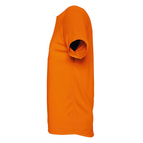 SOLS Herren Sportliches Kurzarm Performance T-Shirt (Neon Orange) - Image 3