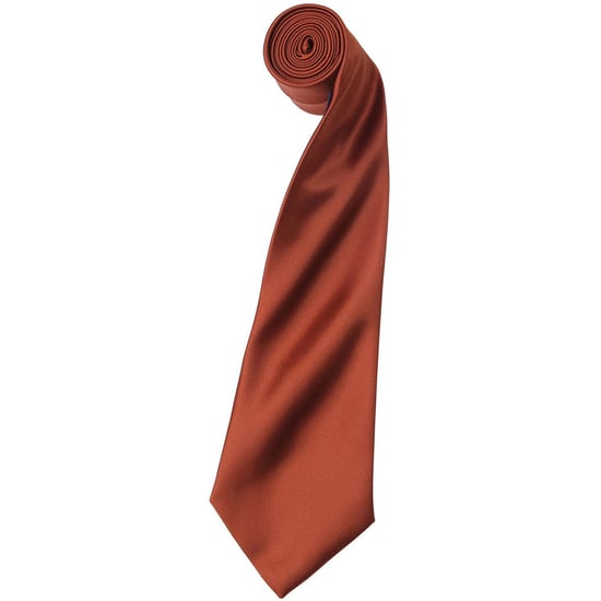 Premier - "Colours" Krawatte für Herren/Damen Unisex (Kastanie) - Image 1