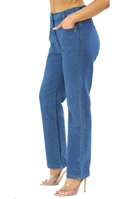 MYT Damen-Jeans mit seitlichem elastischem Bund in Blau - Image 3
